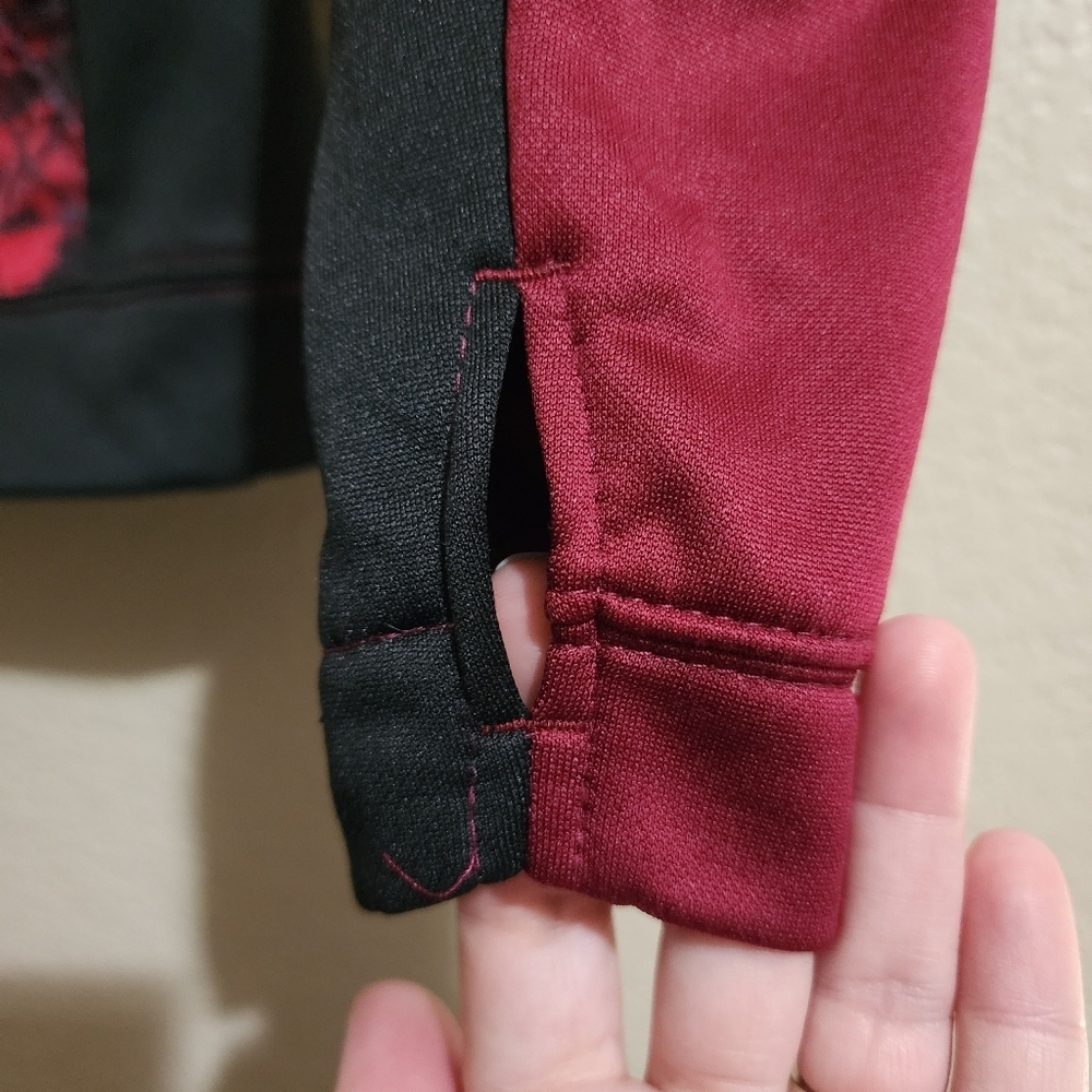 Russell athletic red and black camo hooded pullover sweatshirt Size L (10-12) - Picture 6 of 11